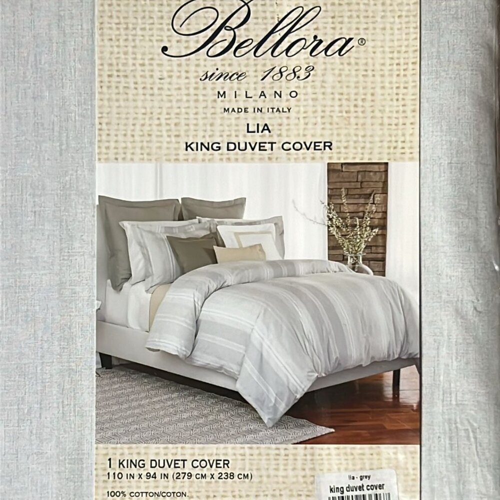 Set 5pc : King Duvet + 4 Queen Shams +2 Calvin Klein Queen PillowCases (N-18) - Picture 7 of 14